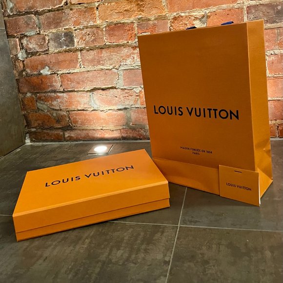 Louis Vuitton Other - Empty Louis Vuitton Box, Louis Vuitton Shopping Bag Louis Vuitton Ribbon.